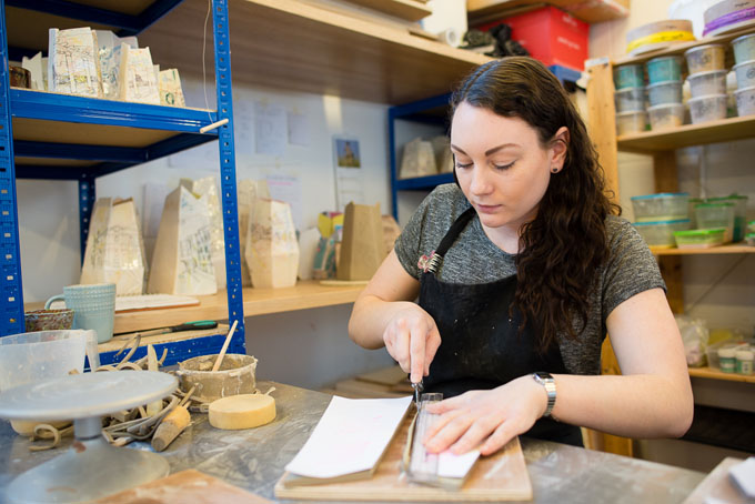Meghan Downs at Manor Oaks Studios, Sheffield 2016